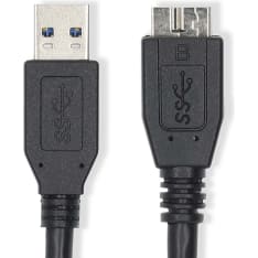Nedis 1 m MicroUSB 3.2 Gen1 kaapeli