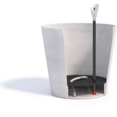 Ecopots Amsterdam flower pot watering system