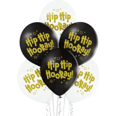 Hip hip hooray 6 pcs balloon