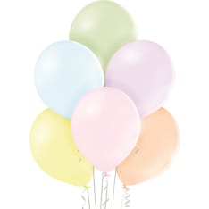 Pastel color mix 25 balloons