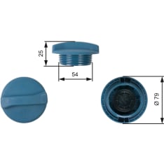 Gates G RC205 Jäähdyttäjän korkki