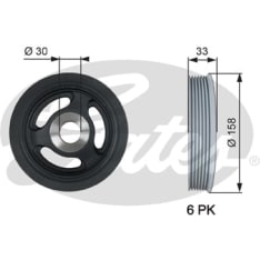 Gates TVD1061 Vibration damper