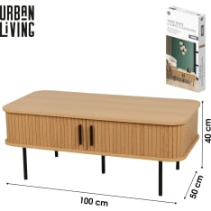 Urban Living Bonnie sohvapöytä liukuovella