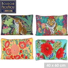 Le Boudoir Froufrou embroidered 40x60 cm cushion