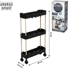 Urban Living Modern Spirit basket trolley with wheels