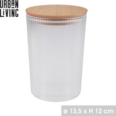 Urban Living Samba pyöreä säilytyslaatikko puukannella