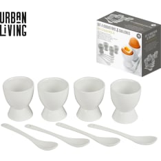 Urban living keramiset munakupit lusikalla