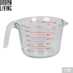 Urban Living glass measuring jug