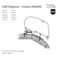 Thule OM 301480 LMC Explorer Cruiser 6/9 srj.5,00m MJ2018 sovite