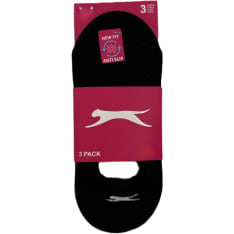 Slazenger women's white invisible socks