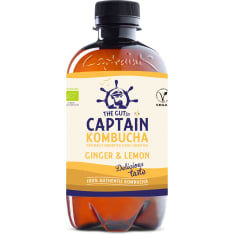 The Gutsy Captain Ginger&Lemon Luomu 400 ml kombucha