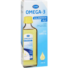 Lysi Omega-3 cod liver oil 240 ml food supplement