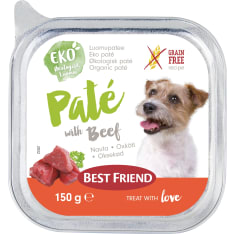 Best Friend organic beef patty 150 g for dogs