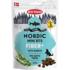 Best Friend Nordic Mini Bits Fiber+ 120 g koiran makupala