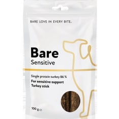 Bare Sensitive kalkkuna 100g koiran makupala