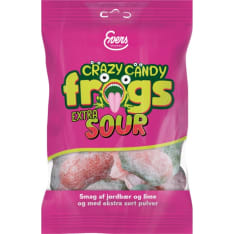 Evers Crazy Frogs Extra Sour 70g candy bag