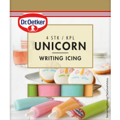 Dr. Oetker Unicorn 4 kpl 76 g koristelugeelit