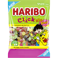 Haribo Click Mix Sour 250 g karkkipussi