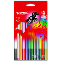 Penol Duo jumbo 12 kpl puuvärikynät