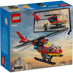 LEGO City Fire 60411 Palokunnan pelastushelikopteri