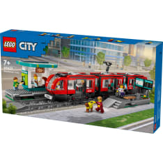 LEGO City 60423 Keskikaupungin pikaratikkapysäkki