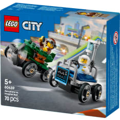 LEGO City Great Vehicles 60459 Lentokone vastaan sairaalansänky – kilpa-autopakkaus
