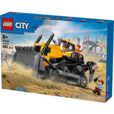 LEGO City 60466 Keltainen puskutraktori