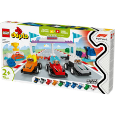 LEGO DUPLO Town 10445 F1®-tiimin kilpa-autot ja kuljettajat