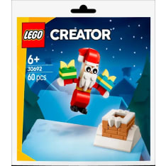LEGO 30692 Jouluiloa: joulupukki ja savupiippu