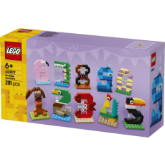 LEGO Seasons and Occasions 40807 Synttärinumerot