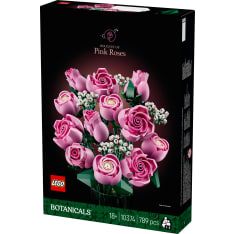 LEGO Botanicals 10374 Vaaleanpunainen ruusukimppu