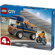 LEGO City Great Vehicles 60491 Moottoripyörän kuljetusauto