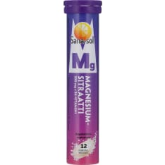Sana-Sol Magnesiumsitraatti 300 mg +B6 12 poretabl. ravintolisä