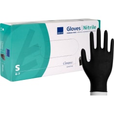 Abena Classic musta 100 kpl nitriilikäsine