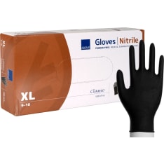 Abena Classic musta 100 kpl nitriilikäsine