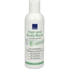 Abena 200 ml hajusteeton kuivapesuneste hiuksille ja vartalolle