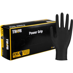 THOR Power Grip 50 kpl musta nitriilikäsine