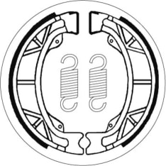 SBS 23-2012 Z50 Honda/Kymco/Peugeot jarrukengät