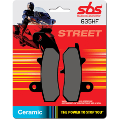 SBS 23-635HF Ceramic Suzuki DR600S/RG125F taakse jarrupalat