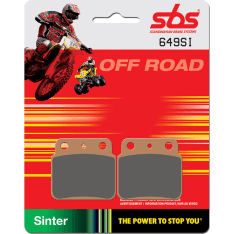 SBS 23-649SI Sintered Offroad Arc/Kaw/Suz taakse jarrupalat