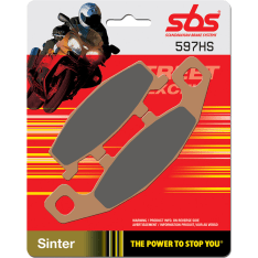 SBS 23-597HS Sintered Kawasaki ER/GTR/KLE/ZR eteen jarrupalat