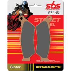SBS 23-674HS Sintered Apr/Bmw/Duc/Hon/Ktm eteen jarrupalat