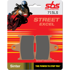 SBS 23-715LS Sintered H-D/Hon/Kaw taakse jarrupalat