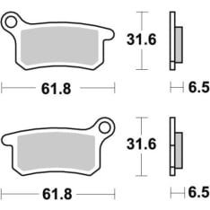 Sbs Racing Sintered jarrupalat
