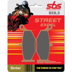 SBS 23-833LS Sintered Suzuki DL/GSR/GSX taakse jarrupalat