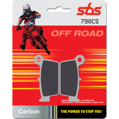 SBS 23-790CS Carbon Silver Suzuki DR125SM taakse jarrupalat