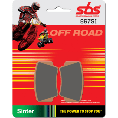 SBS 23-867SI Sintered Offroad Ktm 450XC taakse jarrupalat