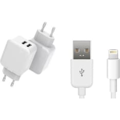 CoreParts MBXUSB-AC0007 Mobile Device Charger for Smartphones – White – AC – Indoor Use