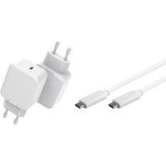CoreParts MBXUSB-AC0013 mobiililaitteen laturi Universaali Valkoinen AC Pikalataus Sisätila