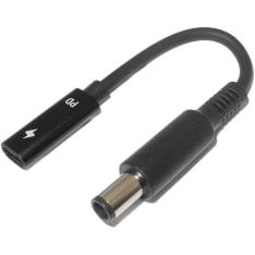 CoreParts MBXUSBC-CO0001 kaapelin sukupuolenvaihtaja USB C 7.4 x 5 mm Musta